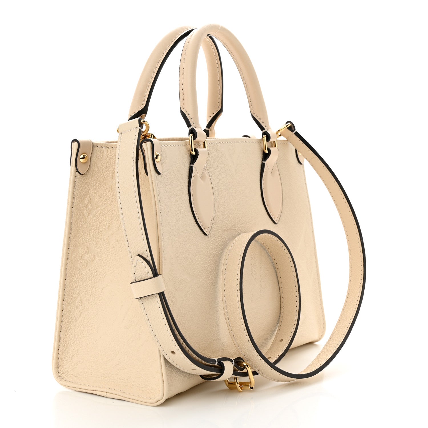 Louis Vuitton Empreinte Monogram Giant Onthego PM Cream Beige 3 of 9