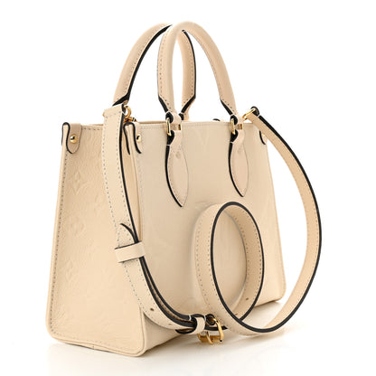 Louis Vuitton Empreinte Monogram Giant Onthego PM Cream Beige 3 of 9