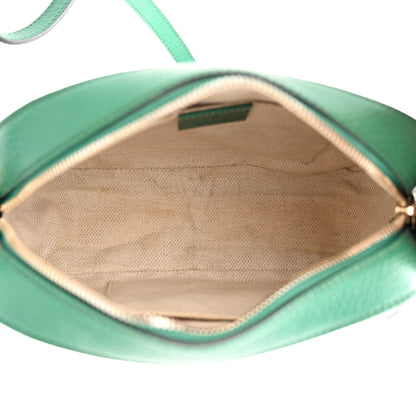 Gucci Pebbled Calfskin Small Soho Disco Bag Emerald Green 5 of 12