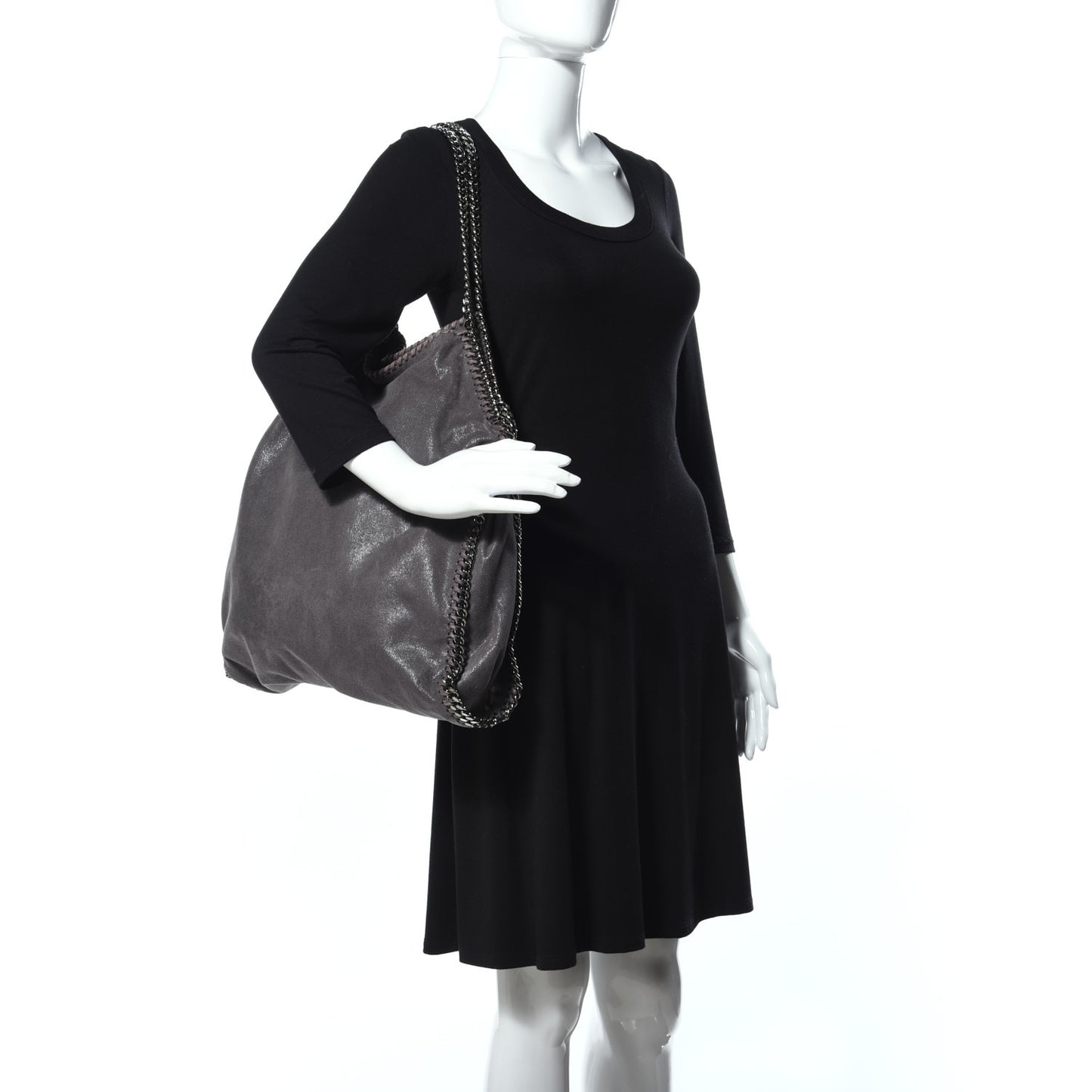 Shaggy Deer Big Falabella Tote Grey