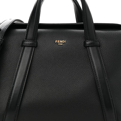 Fendi Vitello Cher Grace Medium By The Way Boston Bag Black 7 of 9