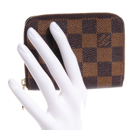 Louis Vuitton Damier Ebene Zippy Coin Purse 2 of 8