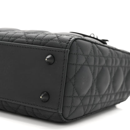 Christian Dior Ultra Matte Calfskin Cannage Small My ABCDior Lady Dior Black 10 of 11