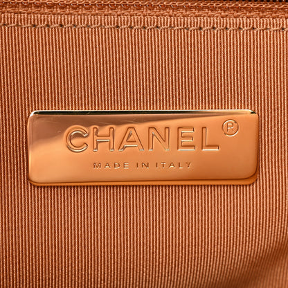 Chanel Lambskin Quilted Large Chanel 19 Flap Brown 6 of 12