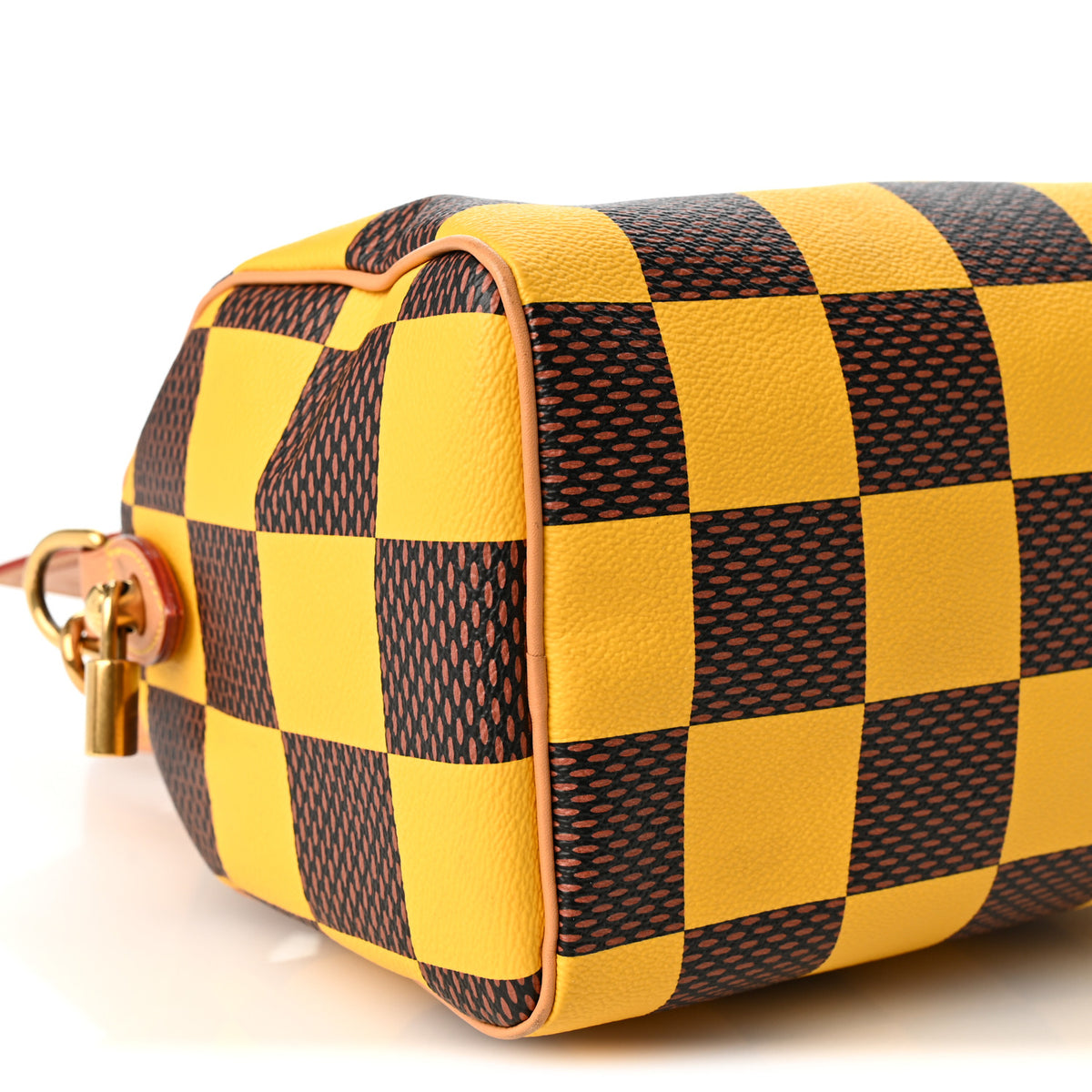 Louis Vuitton Damier Pop Speedy Bandouliere 25 Jaune Mat 8 of 11