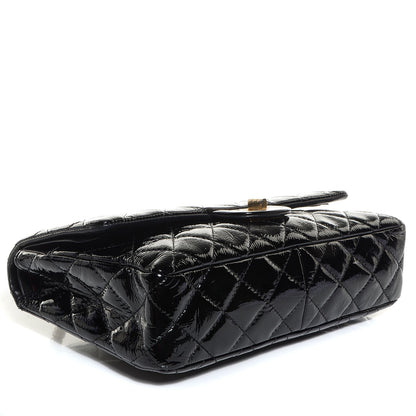 Chanel Distressed Patent 2.55 Reissue 227 Black 4 of 9