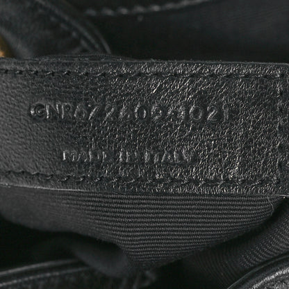 Saint Laurent Lambskin Matelasse Monogram Joe Backpack Black 6 of 11