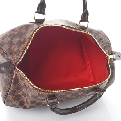 Louis Vuitton Damier Ebene Speedy 35 6 of 9