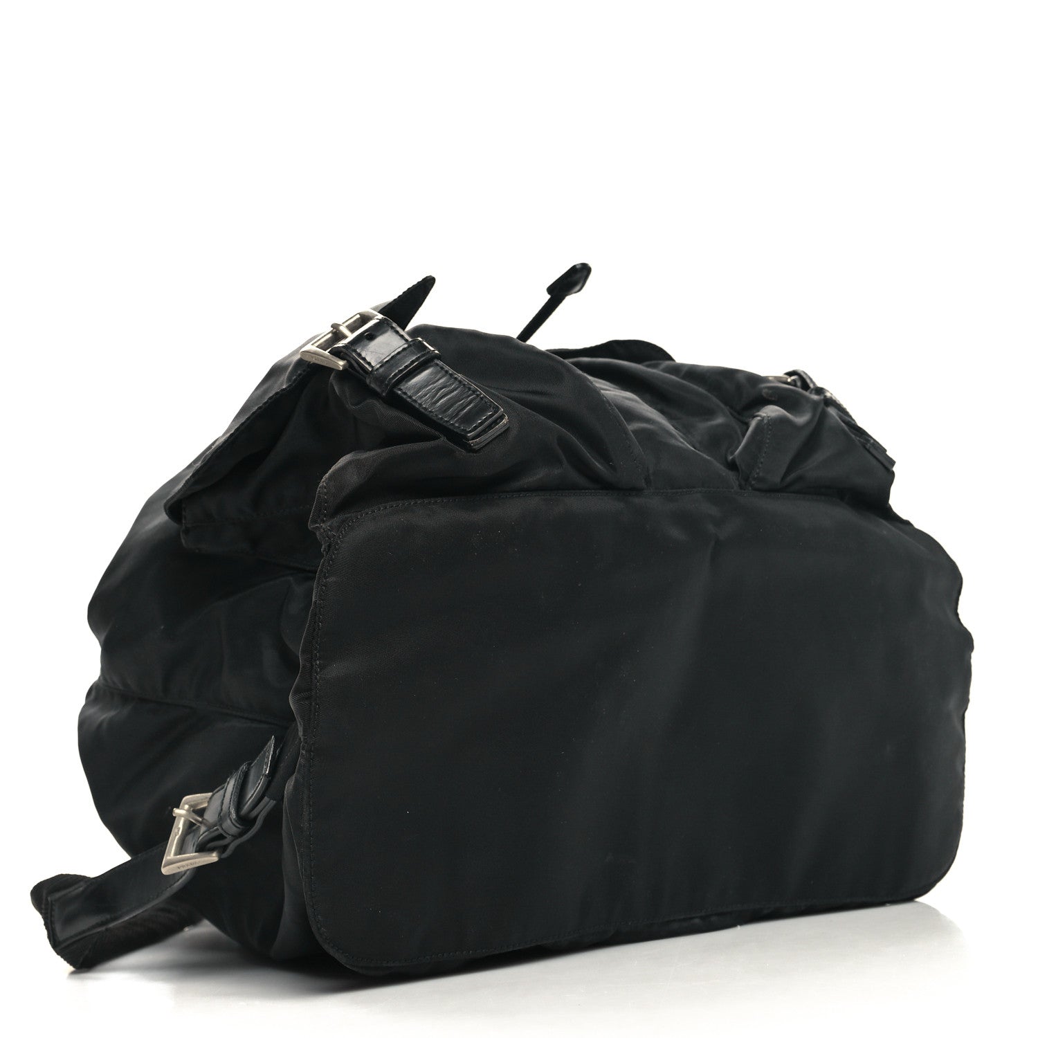 Prada Nylon Vela Medium Backpack Black 4 of 11