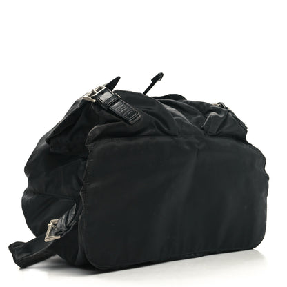 Prada Nylon Vela Medium Backpack Black 4 of 11