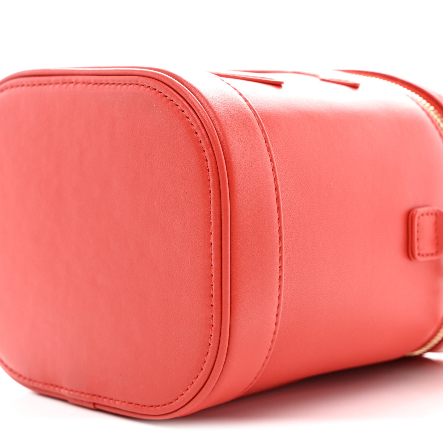 Chanel Lambskin Timeless Vanity Cosmetic Case Red 10 of 11