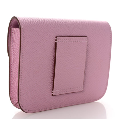 Hermes Epsom Constance Slim Wallet Mauve Sylvestre 4 of 9