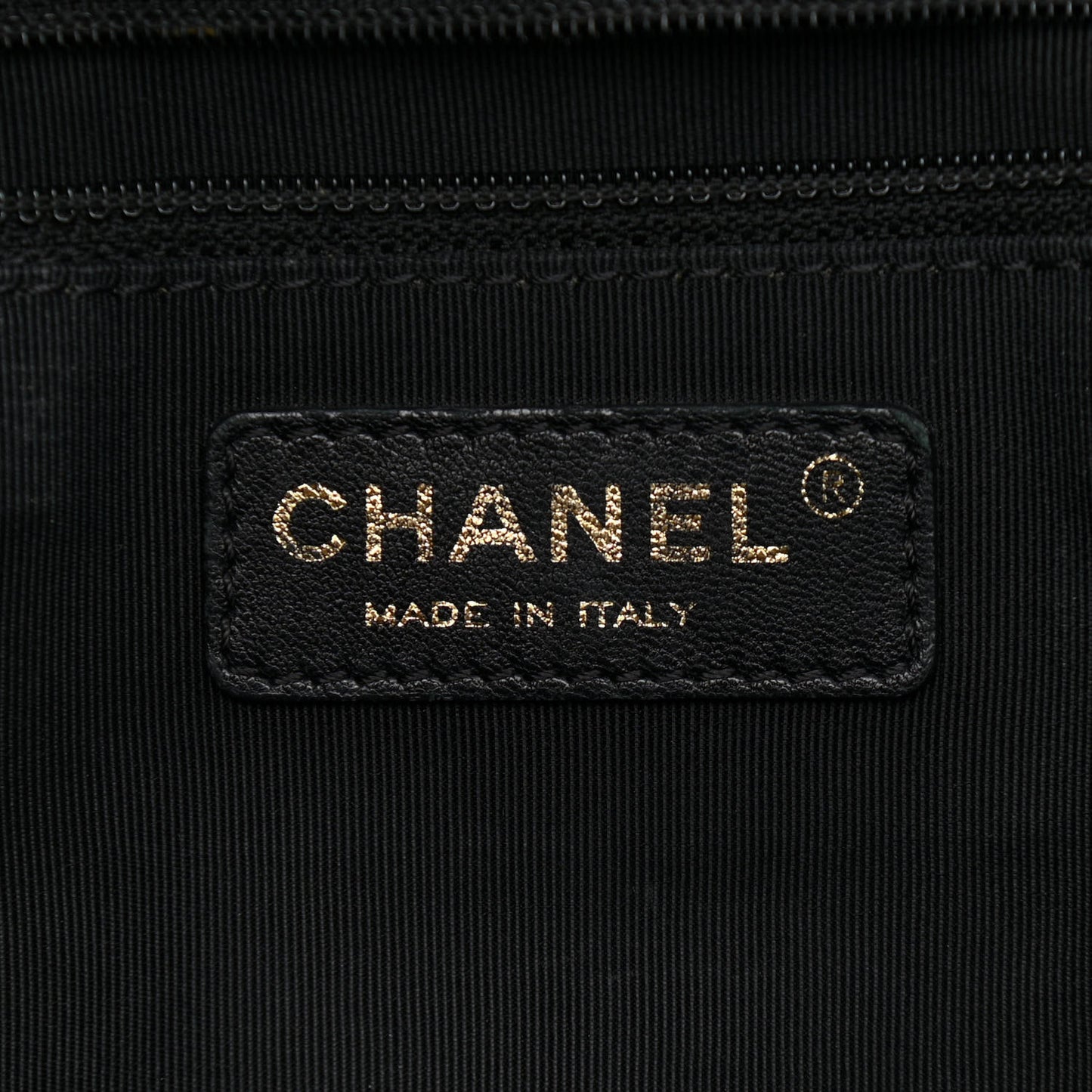 Calfskin Cerf Executive Shopper Tote Black