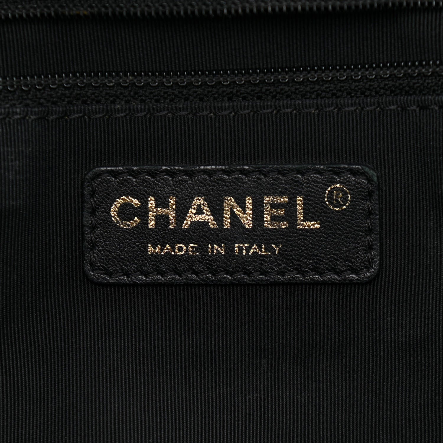 Chanel Calfskin Cerf Executive Shopper Tote Black 7 of 17