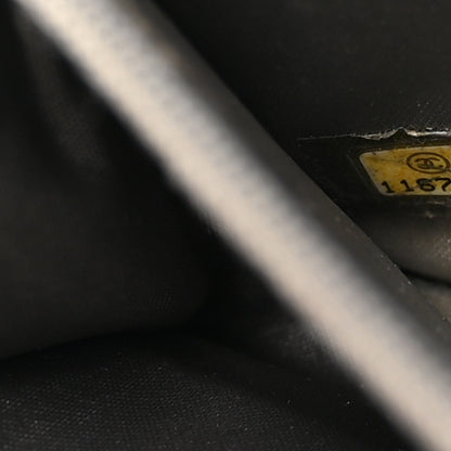 Chanel Lambskin Camellia Embossed Zip Around Organizer Wallet Black 9 of 16