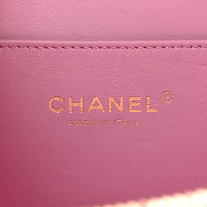 Chanel Caviar Quilted Pick Me Up Small Vanity Case Light Pink 7 of 12