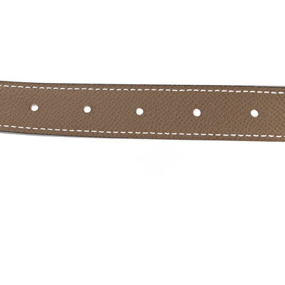Hermes Swift Epsom 24mm Belt Strap 80 Rose Sakura Etoupe 4 of 5