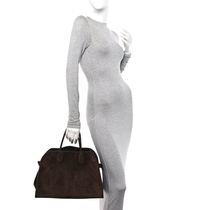 The Row Suede Soft Margaux 15 Mocha 2 of 8