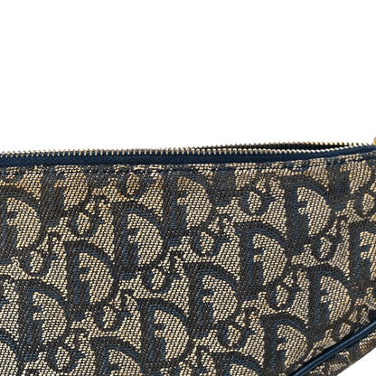 Christian Dior Monogram Mini Saddle Pochette Navy 14 of 20