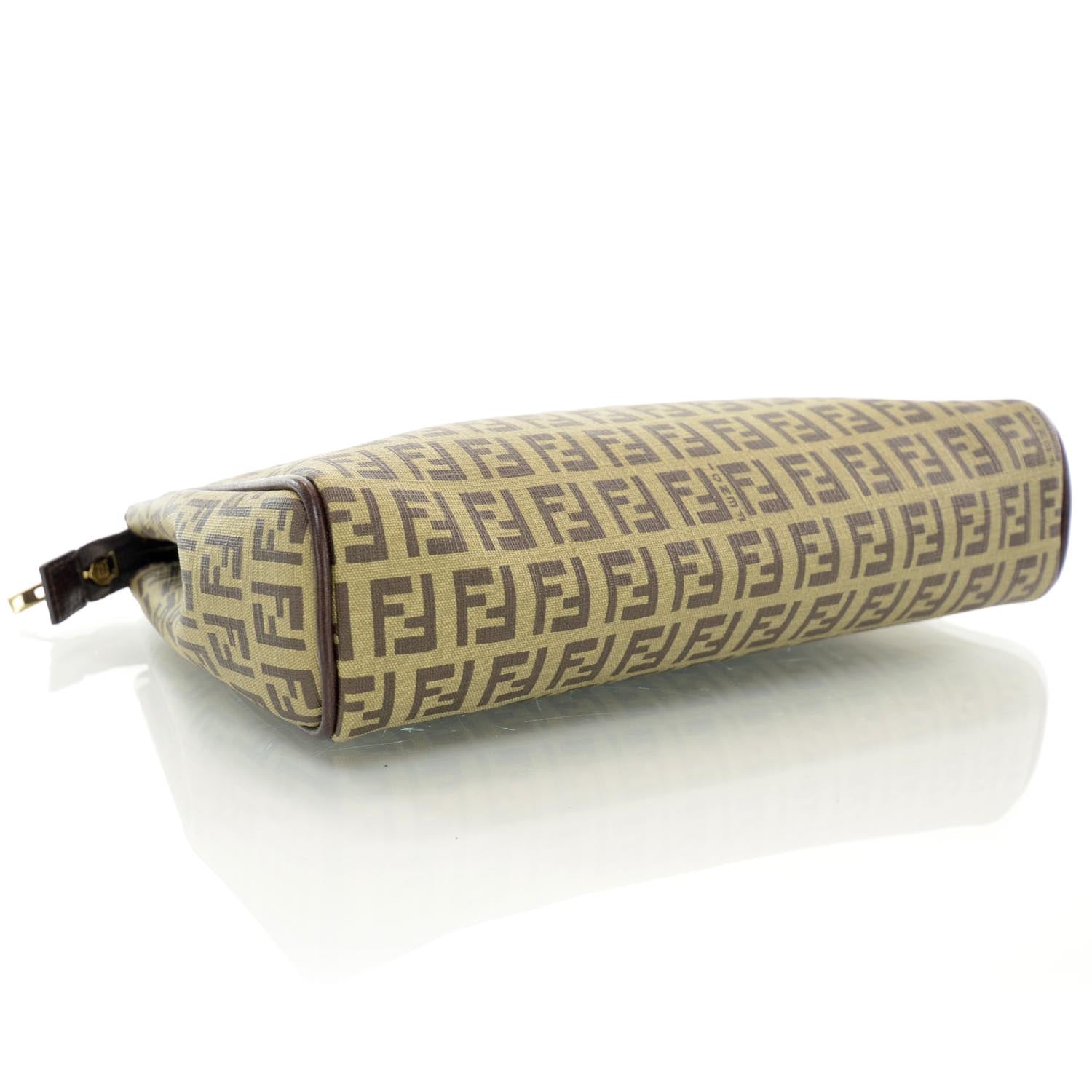 Fendi Zucchino Cosmetic Case Tobacco 4 of 9