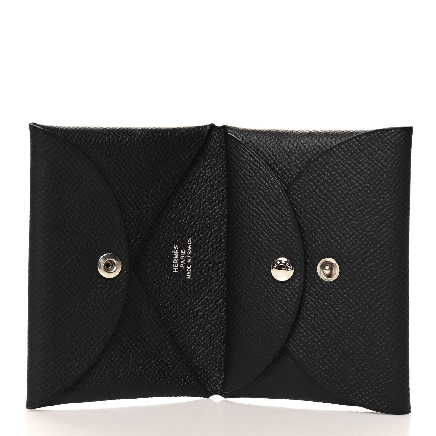 Epsom Calvi Duo Card Case Black