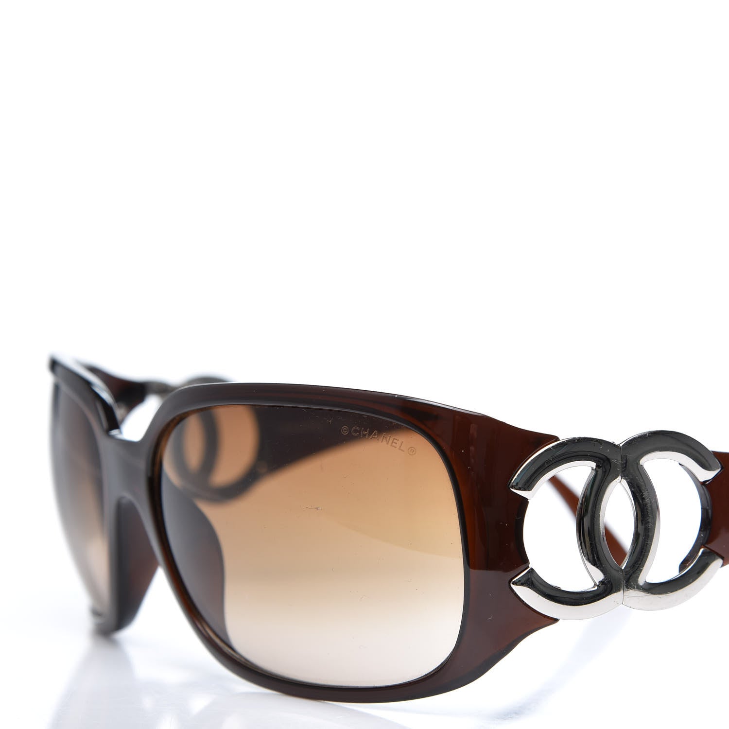 Chanel CC Sunglasses 6014 Brown 7 of 8