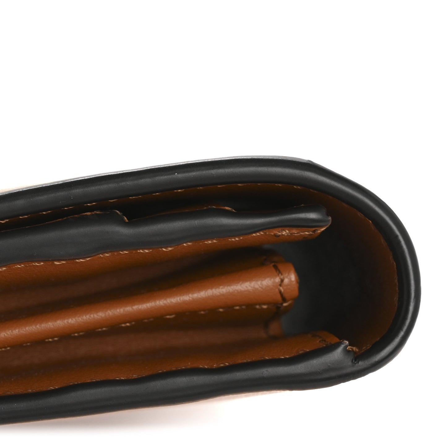 Vitello King Tamponato Logo Embossed Continental Wallet Cuoio