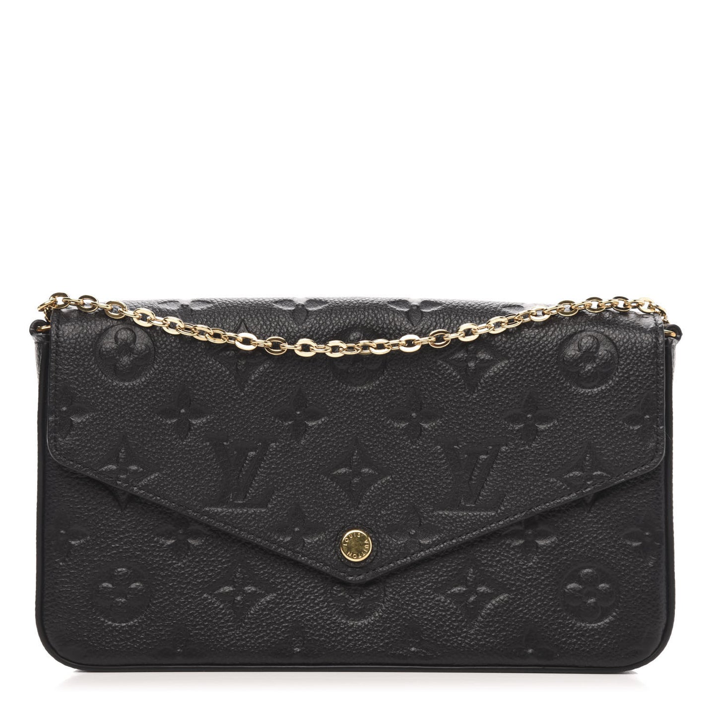 Empreinte Pochette Felicie Chain Wallet Black