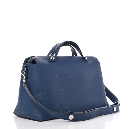 Fendi Vitello Camargue Large By The Way Boston Bag Blue 4 of 10