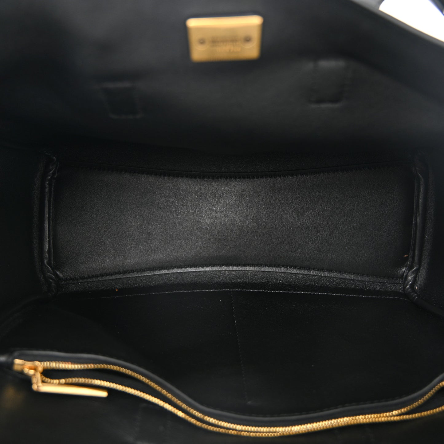 Smooth Calfskin Small Bel Air Carry All Bag Black