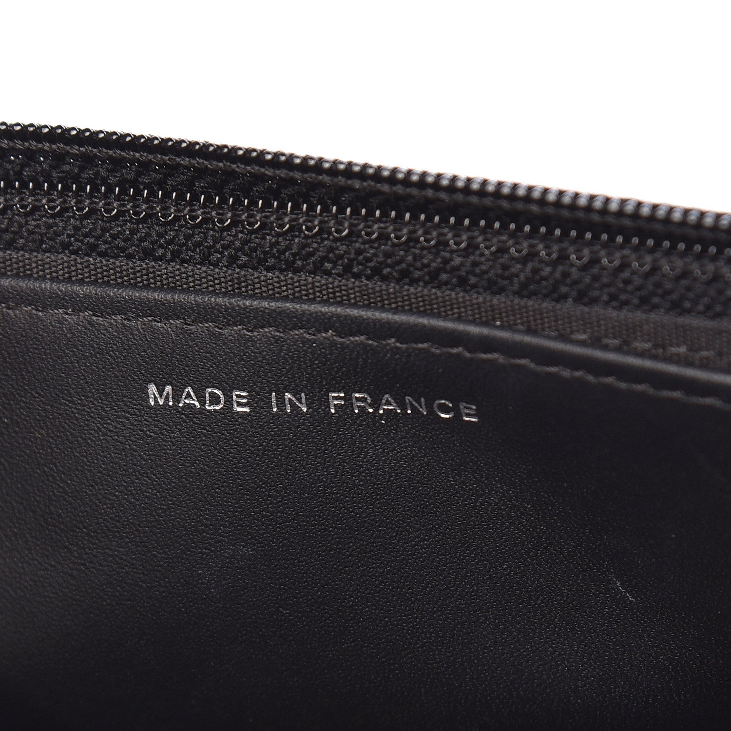 Chanel Caviar Timeless CC Wallet On Chain WOC Black 7 of 11