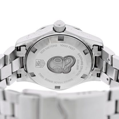 Tag Heuer Stainless Steel 27mm Aquaracer 300M Quartz Watch Silver WAF1412 4 of 4