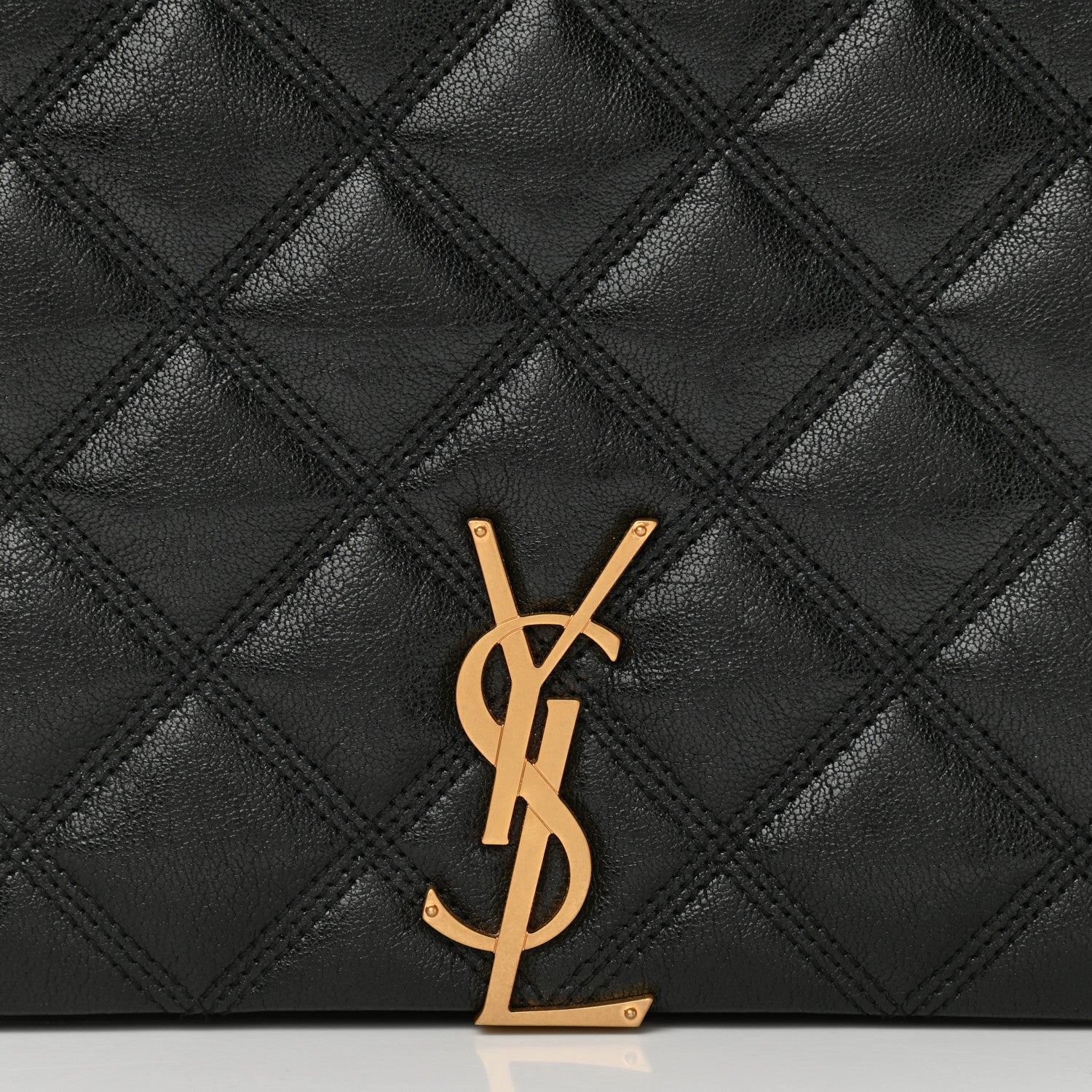 Saint Laurent Lambskin Quilted Mini Becky Chain Bag Black 9 of 12