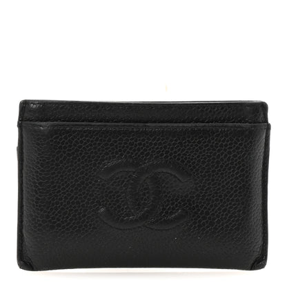 Chanel Patent Caviar CC Card Holder Black Black 3 of 22