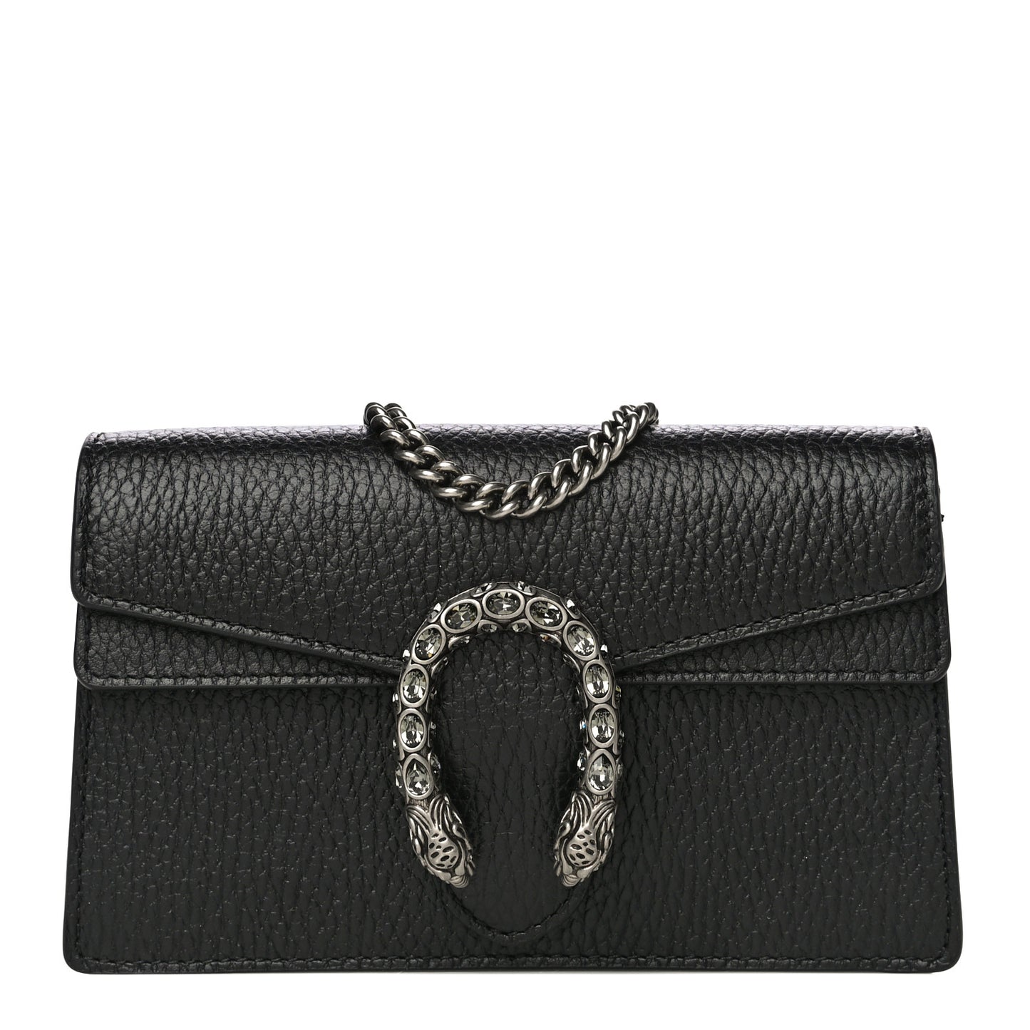 Calfskin Super Mini Dionysus Shoulder Bag Black