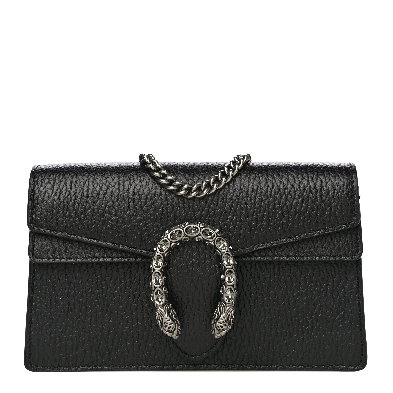 Gucci Calfskin Super Mini Dionysus Shoulder Bag Black 1 of 10