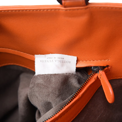 Bottega Veneta Nappa Intrecciato Milano Tote Orange 7 of 14