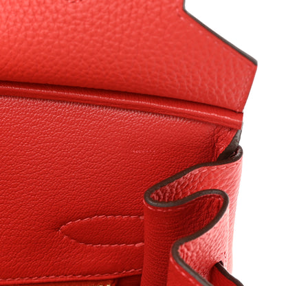 Hermes Togo Birkin 30 Rouge Pivoine 12 of 12