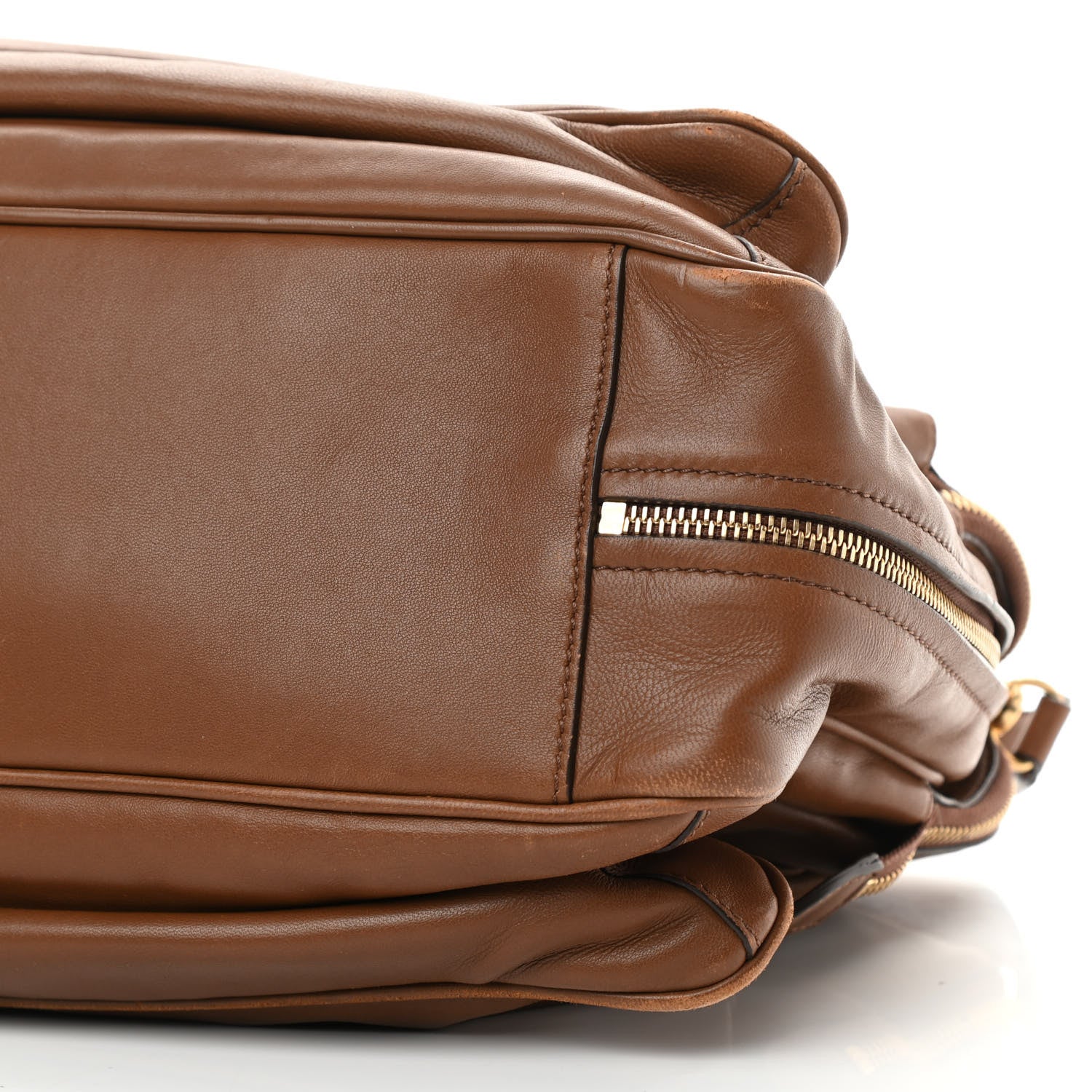 Celine Smooth Calfskin Small Triptyque Satchel Brown 10 of 13