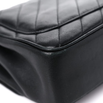 Chanel Lambskin Quilted Jumbo Coco Vintage Flap Black 9 of 22