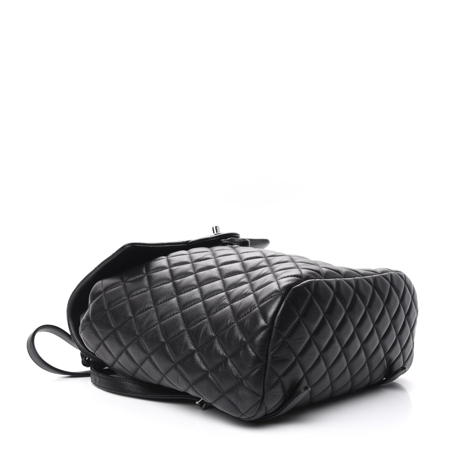 Lambskin Quilted Large Urban Spirit Backpack Black