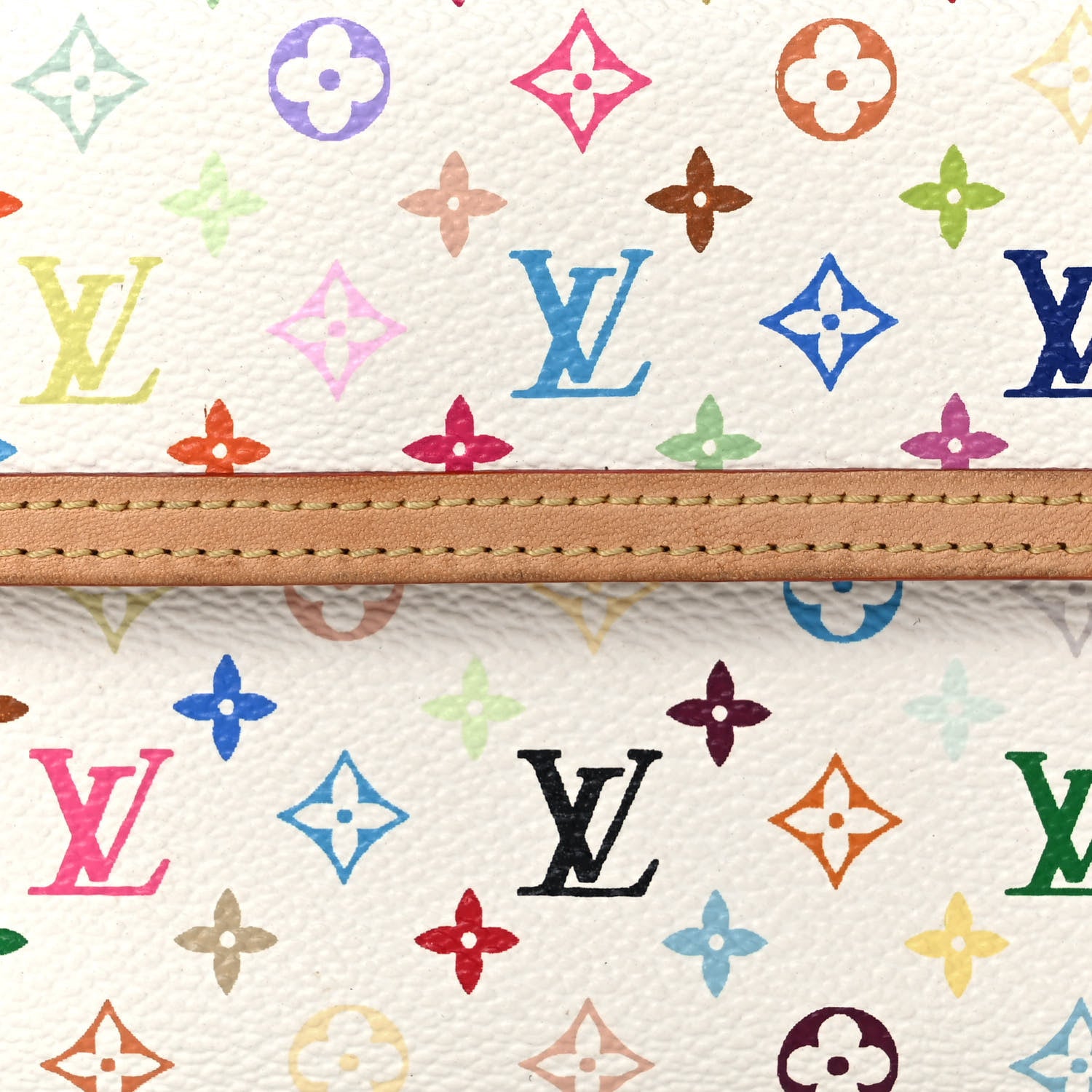 Louis Vuitton Monogram Multicolor Porte Tresor International Wallet White 8 of 16