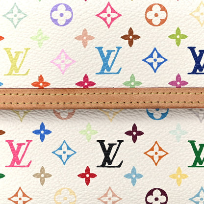 Louis Vuitton Monogram Multicolor Porte Tresor International Wallet White 8 of 16