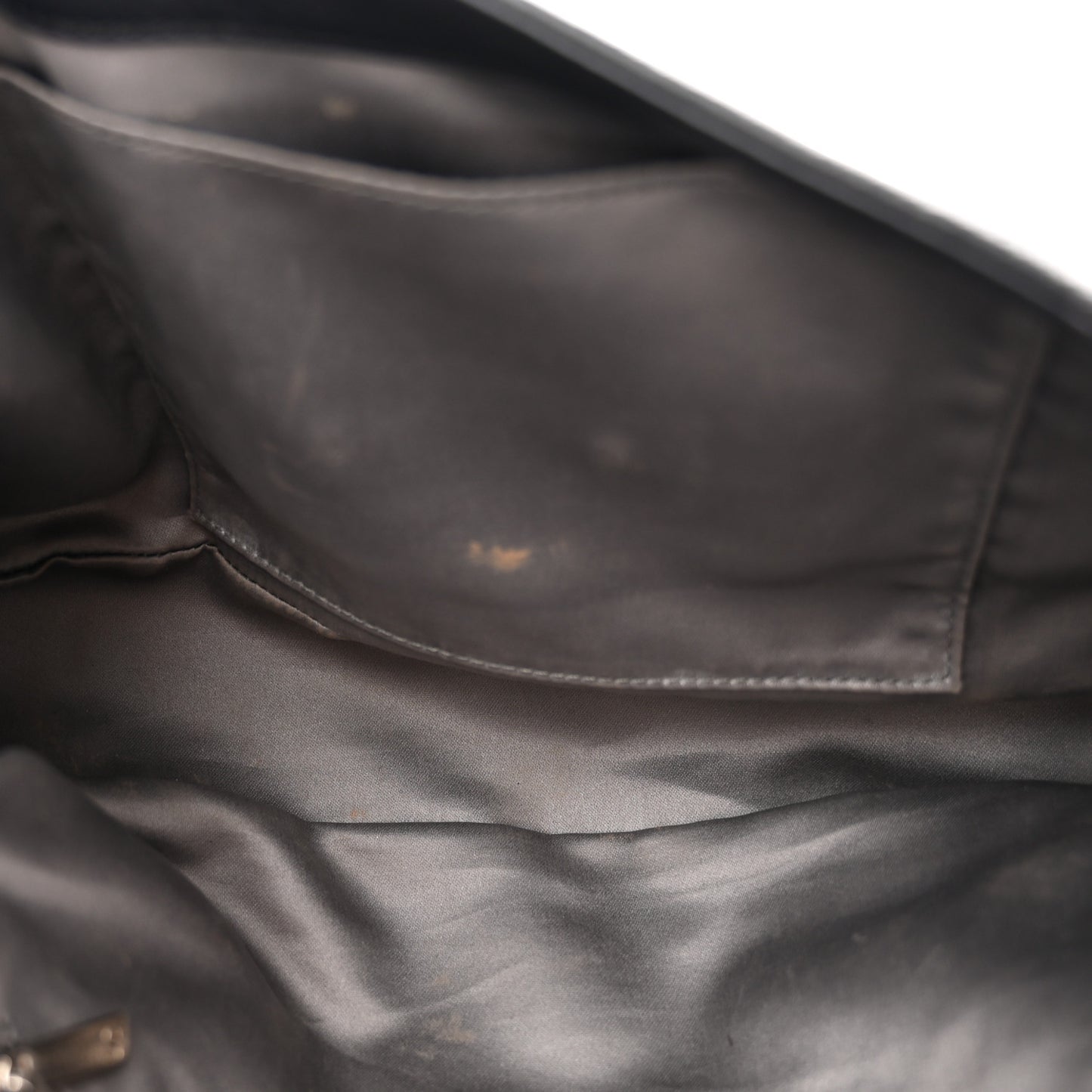 Grained Calfskin Mademoiselle Lock Bijoux Chain Flap Black