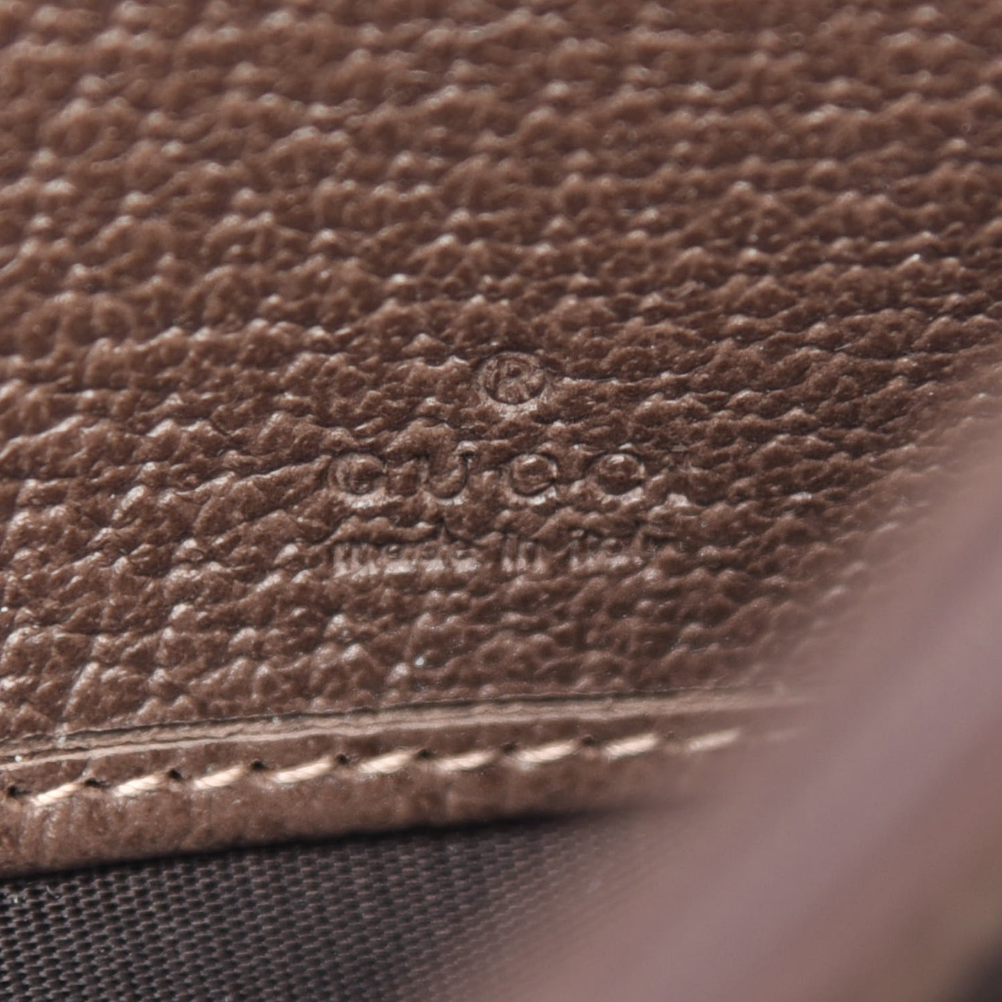 GG Supreme Monogram Web Ophidia Wallet On Chain Brown
