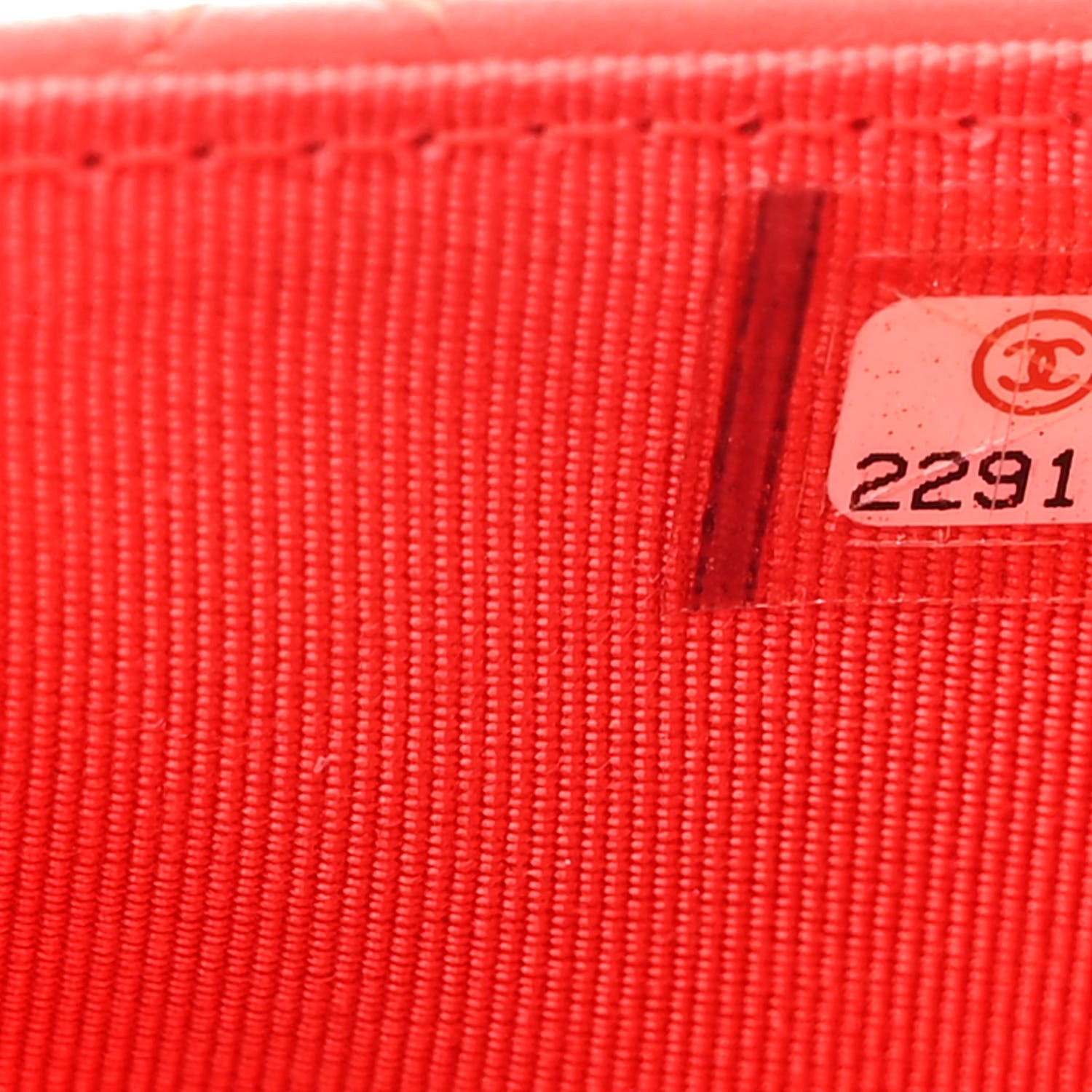 Chanel Lambskin Quilted Wallet On Chain WOC Red 8 of 17