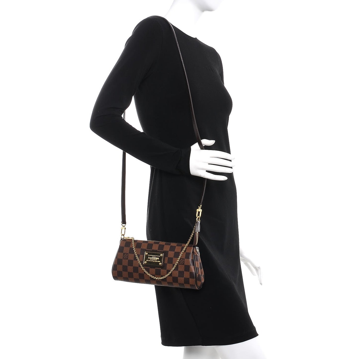 Damier Ebene Eva Clutch
