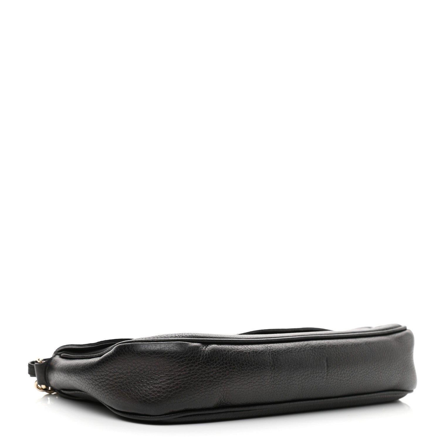 Gucci Pebbled Calfskin Medium Soho Flap Crossbody Black 4 of 14