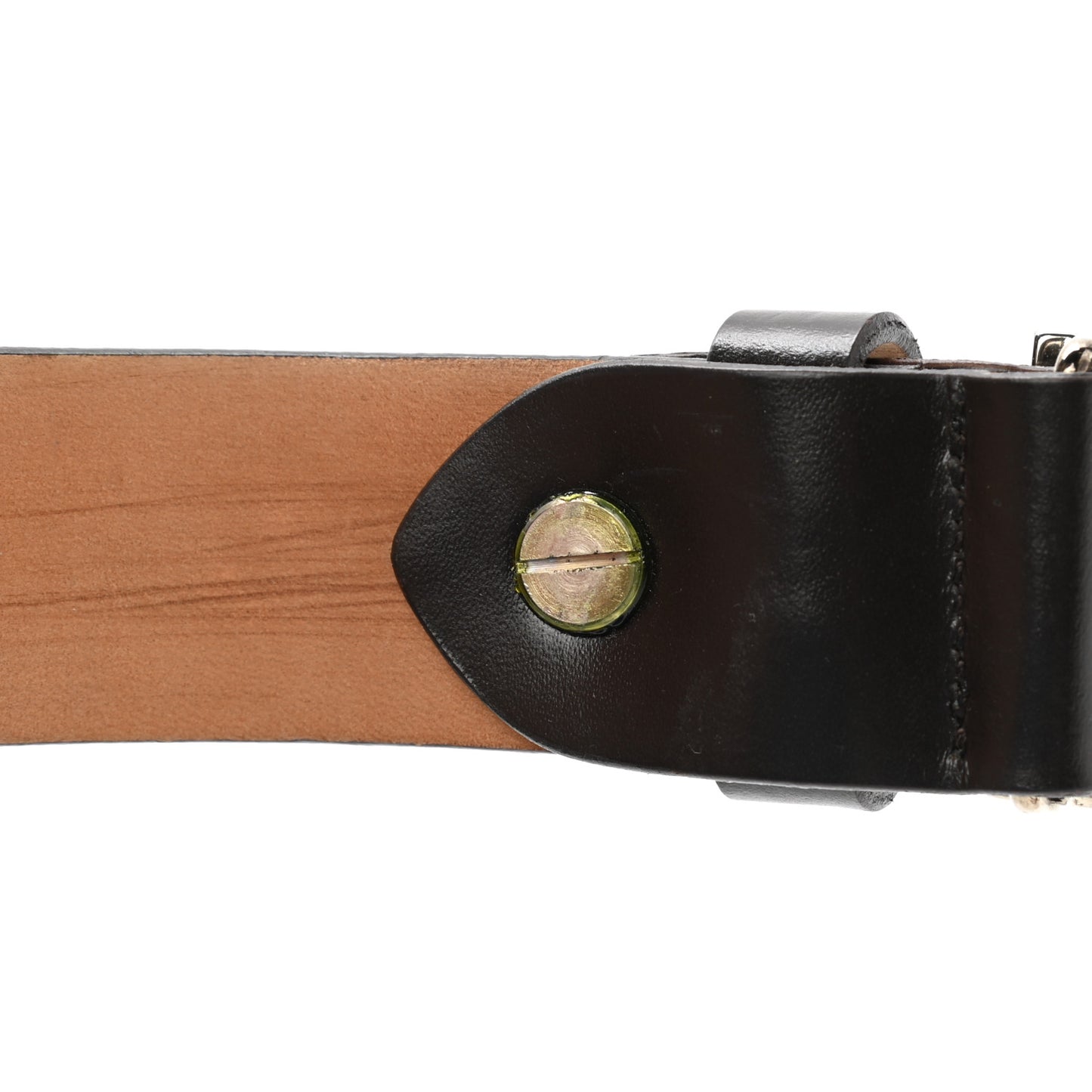 Calfskin FF Belt 75 90 Black