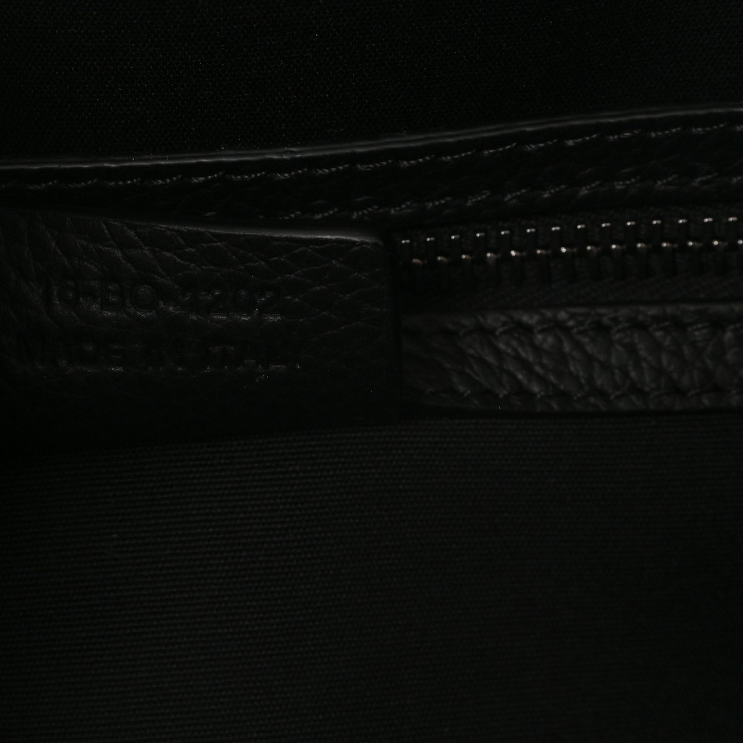 X ERL Calfskin Lingot 50 Bag Black